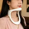 Dispositivo de Tracción Cervical para el Hogar, Collar de Soporte para el Cuello para Oficina y Estudio, Masajeador de Cuello, Collarín Cervical, Anillo de Soporte para el Cuello