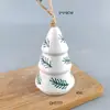 Pingentes de Cerâmica do Papai Noel Selecionados Cuidadosamente Enfeites de Cerâmica do Papai Noel Presentes Pingentes de Boneco de Neve Desenho Animado