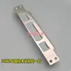 30X240 Cuerpo de Cerradura Cilíndrica Marco Guía para Puerta de Madera Pestillo Ranura para Cerradura de Huella Dactilar Antirrobo Placa de Pestillo Lateral Tira de Borde de Cerradura