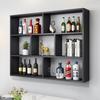 Gabinete Pequeño de Vino para Pared Clavos en la Pared Estante de Almacenamiento Gabinete Pequeño de Vino Simple Encima de la Barra Gabinete de Pared Gabinete de Vino Colgante