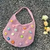 La bolsa tejida súper popular del verano para mujer, nuevo modelo 2026, estilo artístico, bolsa de playa tejida para vacaciones, bolso de hombro y cruzado
