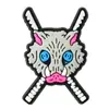Nuevas flores de zapato divertidas de Halloween, dibujos animados, zapatos con agujeros, hebilla de zapato, decoración superior para zapatos de jardín desmontable, accesorios en stock