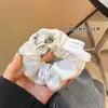 Diadema Rosa de Oso Dulce y Linda Diseño de Nicho Elegante Estilo Coreano Tocado Accesorios para el Cabello Cola de Caballo Elegante de Moda para Mujeres