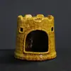Cerâmica Madeira Sagrada Peruana Bandeja Pequena para Queimar Lenha Suporte para Sálvia Castelo Criativo Ninho de Hamster Aquário Paisagismo
