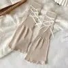 Calcetines de Pierna Ancha Acampanados en la Pantorrilla, Calcetines de Encaje con Lazo Color Marfil, Calcetines de Ballet Dulces de Verano Tejidos para Niñas
