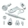 Mecanizado CNC de fábrica de piezas de torneado de acero inoxidable y aleación de aluminio, incluyendo mecanizado en torno paralelo y procesamiento con equipo mecánico.