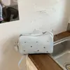 2026 Nova Bolsa de Mão com Rebites Estilo Europeu e Americano Bolsa Transversal da Moda Tendência Bolsa Plissada Coreana de Nicho para o Trabalho