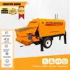 Fornecimento Transfronteiriço pelo Fabricante de Bomba Pequena de Concretagem de Coluna de Estrutura Secundária a Diesel e Bomba Grande de Transporte de Concreto