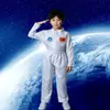 Traje de Astronauta Espacial para Niños Traje Espacial Dividido Traje de Aviación Disfraz de Astronauta de Desempeño Disfraz para Juego de Rol de Astronauta