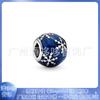Cuentas de Cobre Blanco Pandora DIY Serie Azul Corazón del Océano Cuentas Sueltas Atrapasueños Colgante Accesorios Cuentas