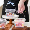 Día del Niño Bolso Cubo para Pastel Empaque de Postre Vaso de Yogur Cuenco Especial para Polvo de Hielo Caja de Empaque para Servir Fruta Horneado