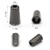 11.3X19.7 Sino de Metal Cilíndrico Hexagonal Pendurado Cone Furo Grande e Pequeno Liga de Zinco Fivela de Cauda de Corda Botão de Ajuste