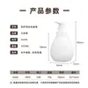 Botella de Plástico Ovalada de HDPE de 300ml/500ml Botella para Limpiador Facial Botella Espumadora de Mousse Botella de Envase Vacío para Cuidado del Cabello y Cuerpo