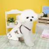 Roupa de Verão Fina para Animais de Estimação para Cachorros, Anti-Queda, Adequada para Teddy, Lulu da Pomerânia, Bichon e Outros Cachorros Pequenos, Vestido com Suspensórios e Saia de Tule