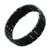 Artículo Popular Transfronterizo: Pulsera Magnética Antigua de Cobre Rojo de Tres Filas para Hombres, Pulsera Magnética Ancha con Escudo Cuadrado en Relieve