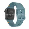 Adecuado para Relojes Apple iWatch, Correa de Silicona con Patrón de Olas para Applewatch, Mismo Modelo Oficial, Venta al por Mayor de Fábrica