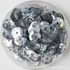 Accesorios de Ropa Hechos a Mano para Bricolaje Lentejuelas Cóncavas de 8 mm Cuentas para Ropa de Baile Ropa para Niños Accesorios para Zapatos y Sombreros Materiales