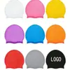Gorro de Natación de Silicona para Adultos al por Mayor, Unisex, Equipo de Natación de Color Sólido, Gorro de Natación de Silicona Fresco y de Alta Elasticidad
