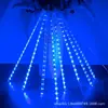 Luz LED de lluvia de meteoros colorida para exteriores, resistente a la lluvia, para colgar en árboles, parches, tubos de tira de hielo, parches decorativos de Navidad, luz de meteoros, venta al por mayor