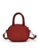 Bolsa Pequena Individual Externa Feminina 2025 Novo Estilo Bolsa Pequena para Sair Sensação de Alto Padrão Maillard Ombro Transversal Bolsa Quadrada Pequena