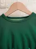 Vestido Princesa de Manga Longa Pérola Verde Escuro Outono/Inverno 2026 para Meninas Vestido Moderno com Laço de Rede Rosa Puff