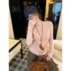 Camiseta Base de Color Sólido con Cuello Medio Alto para Mujer, Suéter de Alta Gama para Primavera y Otoño, Nuevo Estilo 2026, Top de Punto de Manga Larga con Cuello Medio