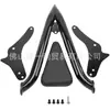 Adecuado para Yamaha Bolt Xv950 Respaldo Trasero Negro Modificado Respaldo Trasero Dividido para Más de 13 Años