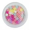 Cuentas Cuadradas de Acrílico Color Gelatina de 14 mm al por Mayor Cuentas Cuadradas para Manualidades Material para Pulseras Joyería DIY Accesorios
