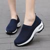 2025 Nuevos Zapatos de Punto Transpirable de Gran Tamaño para Mujer Primavera y Verano Zapatos para Madres de Mediana Edad y Mayores Zapatos para Baile Cuadrado Zapatos Deportivos con Amortiguación de Aire
