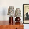 Lámpara de mesa floral vintage estilo francés, decoración de mediados de siglo, regalo de cumpleaños para una mejor amiga, luz de noche de ambiente de nicho de alta gama para niñas