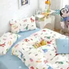 Algodón sarga sábana tela textil floral bebé estilo nórdico ropa de cama textil para el hogar tela al por mayor