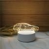 Luz noturna 3D criativa pequena luminária de mesa atividade pequeno presente empresa presente de Natal acrílico placa suporte de lâmpada atacado
