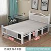 Cama plegable reforzada, Cama de madera, Cama de siesta, Cama simple para habitación de alquiler, Cama de hierro individual/doble, Cama económica para adultos del hogar