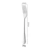 Acero Inoxidable 1010 Juego Completo de Cubiertos para Hoteles y Restaurantes, Cucharas, Cuchillos y Tenedores, Tenedores Pequeños para Uso Doméstico, Cucharas, Tenedores y Cuchillos de Mesa para Restaurante