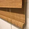 Nuevo Estilo Chino Parasol Cortinas de Bambú Balcón Oficina Sala de Té Cortinas de Bambú Enrollables Dormitorio Estudio Cortinas Regulables Blackout