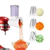 Accesorios para licuadora Kitchenaid Molinillo de carne KA máquina chef Cara de molinillo de metal Exprimidor de presión Rebanador