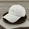 Gorra de Béisbol Rota Estilo Nuevo 2025 para Mujer con Bordado de Letras, Gorra de Algodón Lavado con Visera, Adelgazante, Sombrero de Sol Ampliado y Ensanchado