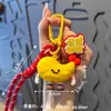 Llaveros de hamburguesa personalizados que sostienen la fortuna, colgantes de comida de dibujos animados y pequeños regalos creativos - personalización de fábrica disponible según sus diseños