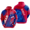 Estación independiente transfronteriza de Europa y Estados Unidos patrón clásico popular moda tendencia sudadera con capucha impresión digital 3D