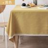 Toalha de Mesa de Algodão e Linho Escandinava Impermeável e à Prova de Óleo Sem Lavagem Toalha de Mesa de Jantar Mesa de Café Retangular Toalha de Mesa Japonesa Luxo Acessível Vela Alta