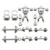 50 Serie Deportiva Aleación Accesorios de Joyería DIY Collar Pulsera Colgante Ropa Baloncesto Animación Colgante Pequeño