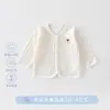 Ropa de protección solar para bebé, chaqueta ligera, cárdigan de algodón para bebé de verano, camiseta para bebé para aire acondicionado, ropa sin costuras para la piel del bebé