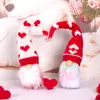 Muñeco Sin Rostro Personalizado para el Día de San Valentín Juguete de Peluche Rudolph Adorno de Escritorio Decoración Festiva Regalo