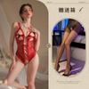 Night Ting Fragrância Renda de Gaze Leve Alça Vazada Bodies Uniforme Feminino Roupa Íntima