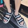 Sandalias de Verano Sandalias para Hombre Banda Elástica Dos Correas Zapatillas Deportivas para Hombre Deportes al Aire Libre Viaje Antideslizantes Resistentes al Desgaste