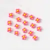Joyería para Uñas Plumeria Flor de Cinco Pétalos de Resina Estereoscópica Flor Blanca Pequeña Girasol Diamante para Uñas Accesorios para Uñas Portátiles DIY