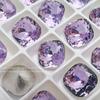 Decoraciones para Uñas Cuadradas de Fondo Puntiagudo, Pedrería para Uñas de Cristal K9 Blanco de Alta Calidad Brillante con Facetas Nido de Pájaro