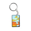 Llaveros, Bolsas, Colgantes de Joyería, Pequeños Regalos Serie de Dibujos Animados Transfronterizos al por Mayor Accesorios para Llaves de Goma Suave de PVC