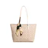 Bolso para Mujer 2026 Otoño Nuevo Estilo Bolsos Versátil Estampado Letra Gran Capacidad Hombro Único de Mano Bolso Tote