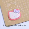 Biscoito Cabeça de Gato Fofo Desenho Animado Acessórios para Joias DIY Resina Cola de Creme Pequenos Acessórios Furo Fivela de Sapato Material Atacado